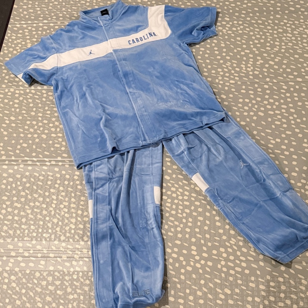 Jordan Carolina Blue and White Tracksuit
